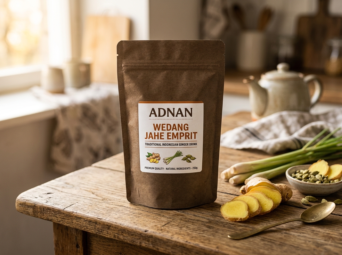 Adnan Wedang Jahe Emprit Kemasan Pouch